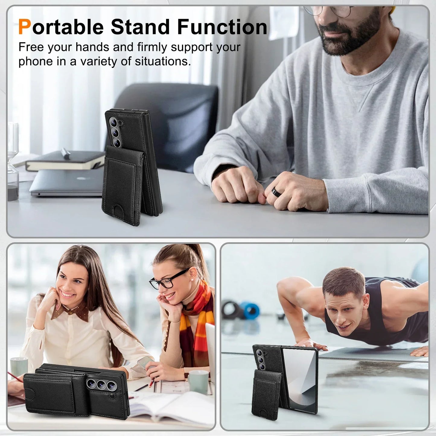 Wallet Case with Stand and Card Slot