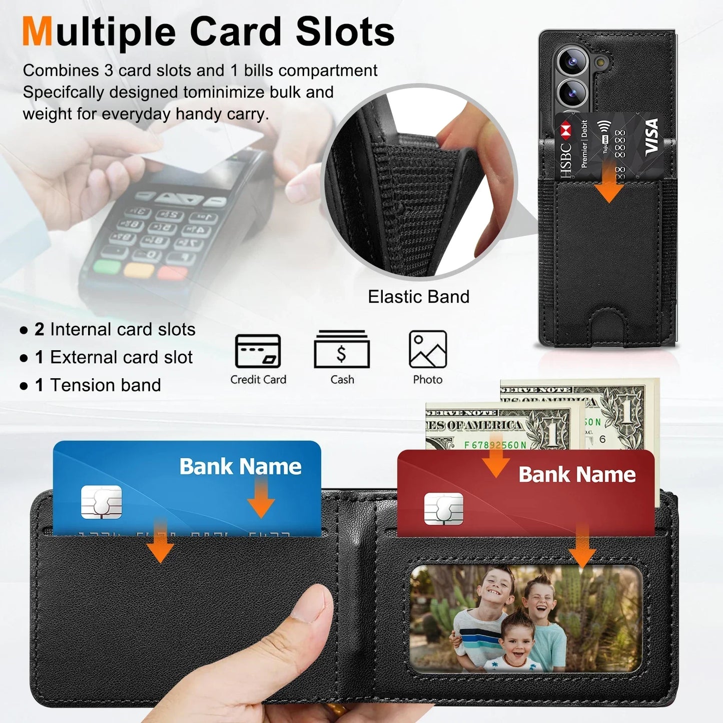 Wallet Case with Stand and Card Slot