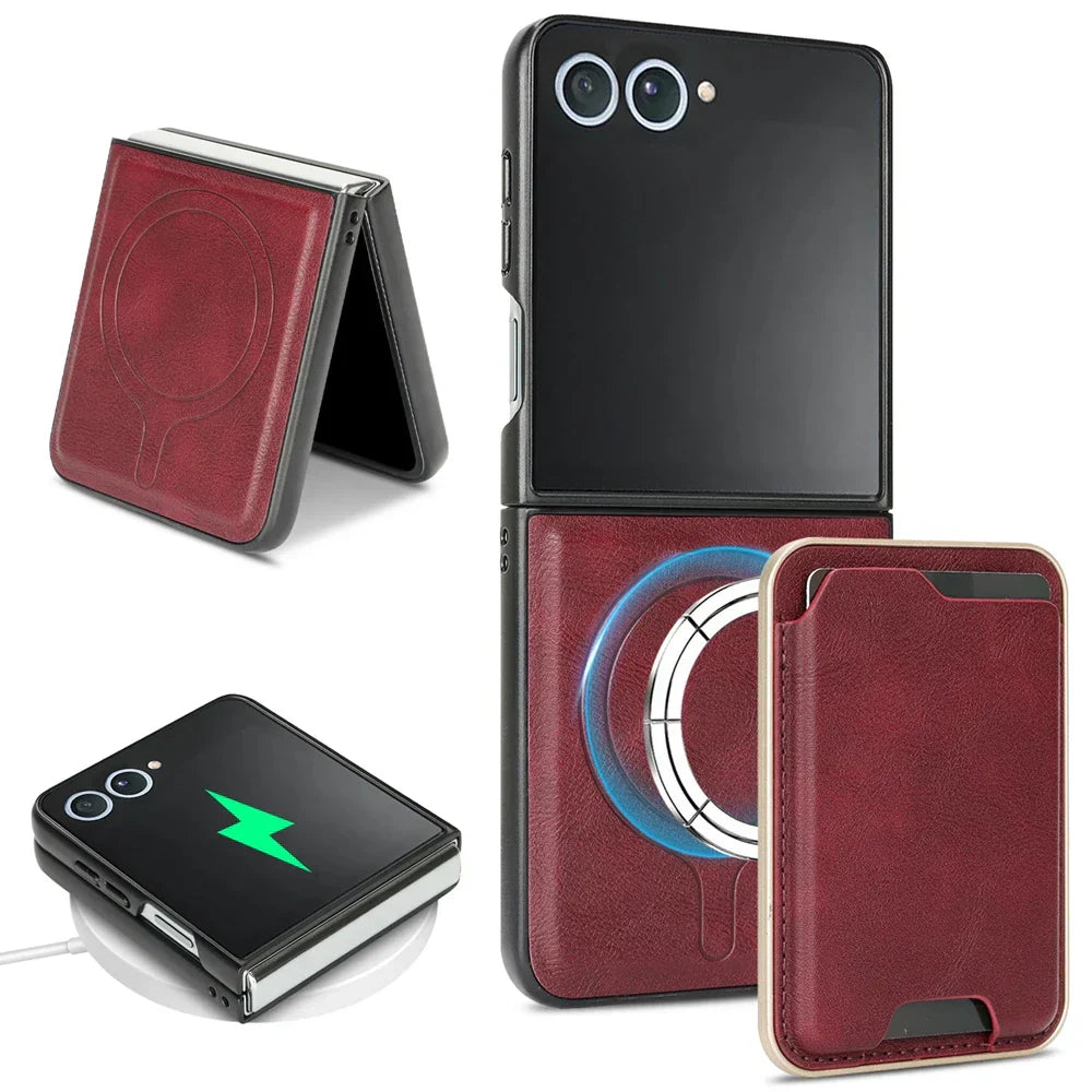 MagSafe Leather Wallet Case
