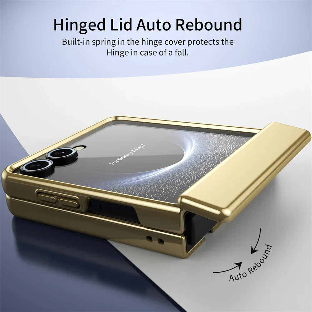 Metal Frame Case with Full Hinge Cover