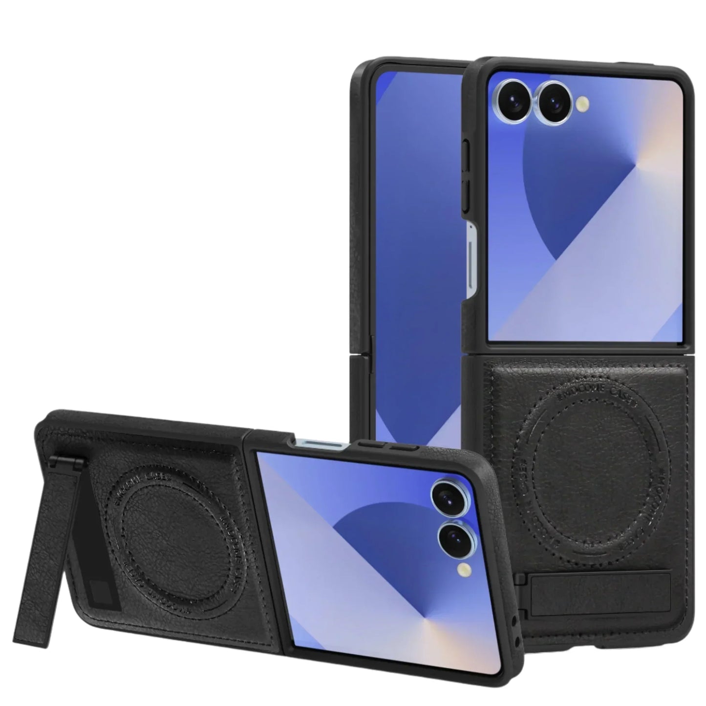 Elegant Leather Magnetic Stand Case