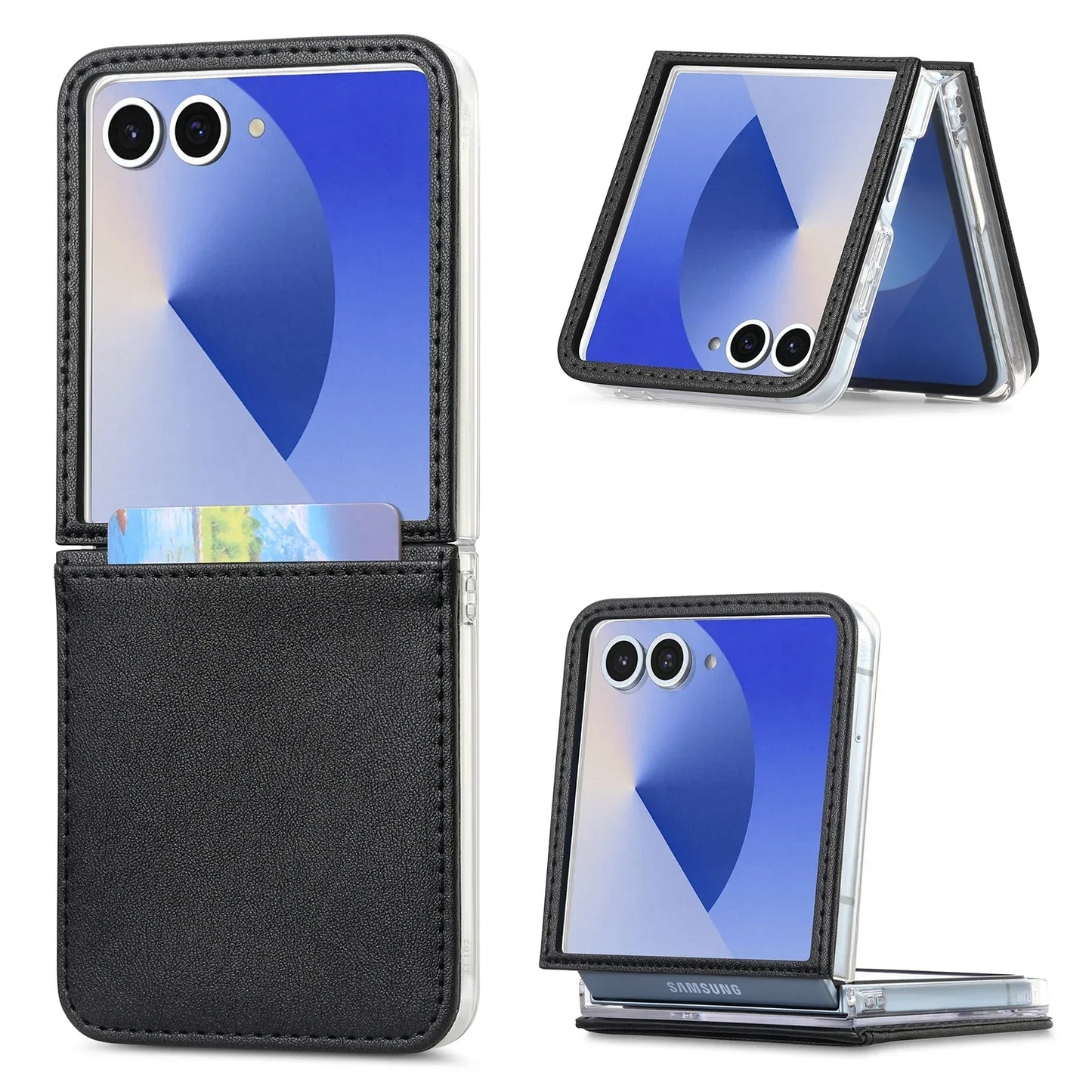 Leather Card Holder Case